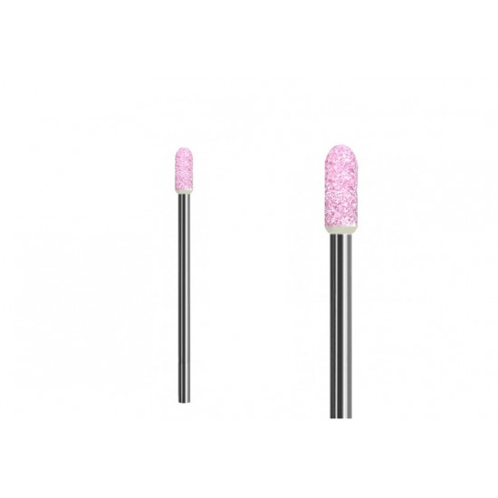 Corundum nozzle cylinder rounded pink stone, 32882, Corundum cutters,  Health and beauty. All for beauty salons,All for a manicure ,Fresers for manicure, buy with worldwide shipping