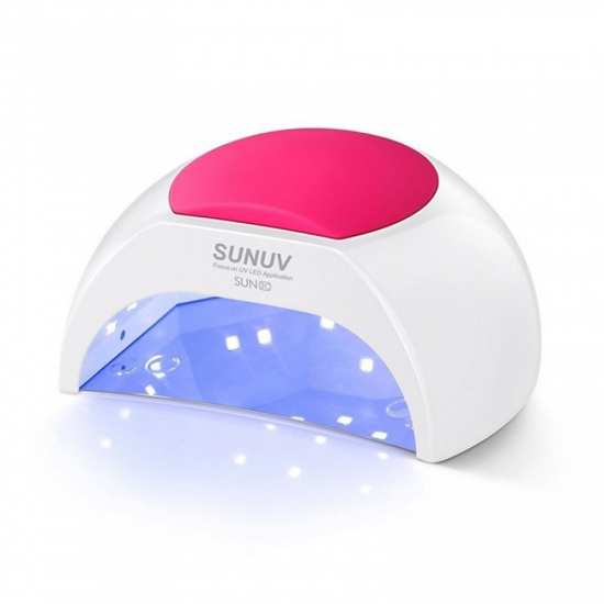 Lampe séchoir à ongles SUNUV SUN 2C, tampons en silicone colorés remplaçables, 48W, UV/LED, minuterie, 33 diodes-64113-SUNUV-Lampes à ongles