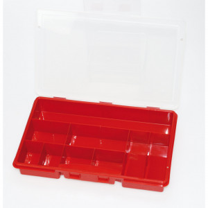 Container-Organizer zur Aufbewahrung von Mühlen mit 9 Fächern. Größe: 28 x 4 x 17 cm Pedibaehr.