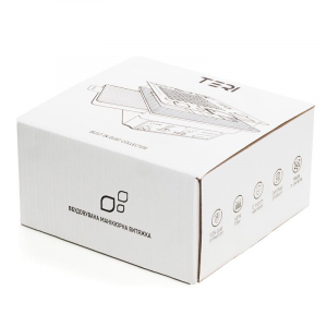 Teri 800 2021 White (metallic mesh) Professional Built-in Nail Dust Collector with HEPA Filter Built-in Manicure Hood