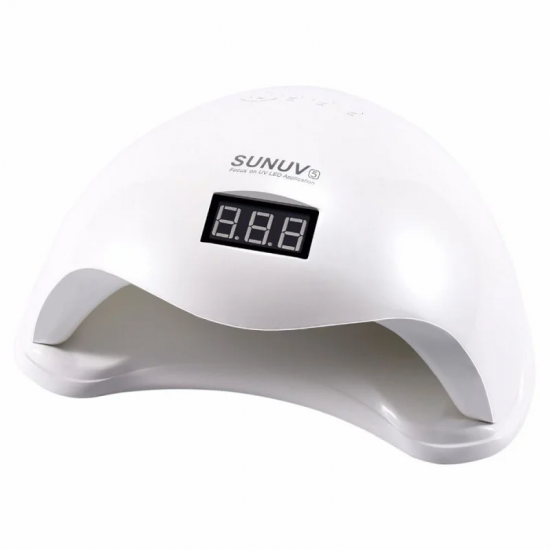 Lámpara de manicura 48 W SUNUV SUN 5, temporizador, sensor, UV+LED, 365-405 nm, 50.000 horas de funcionamiento-64108-SUNUV-Lámparas para uñas