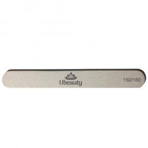 Lima desechable Ubeauty grano 150/180, para manicura. Embalaje 50 uds.