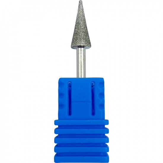 Diamond taper milling cutter on blue base #6, MAS026, 17576, Cutter for manicure,  Health and beauty. All for beauty salons,All for a manicure ,All for nails, buy with worldwide shipping