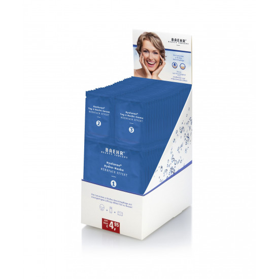 Hydraterende 3 in 1: masker, hyaluronzuurserum en crème. 1 pc. Pedibaehr.-33058-Baehr-Zorg