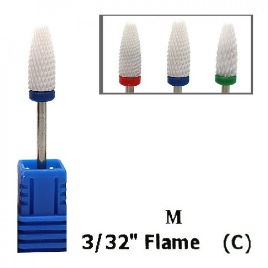 Насадка для фрезера (керамика) M 3/32 Flame (C), M 3/32 Flame (C), Насадки для фрезера,  Красота и здоровье. Все для салонов красоты,Все для маникюра ,Ногти, купить в Украине