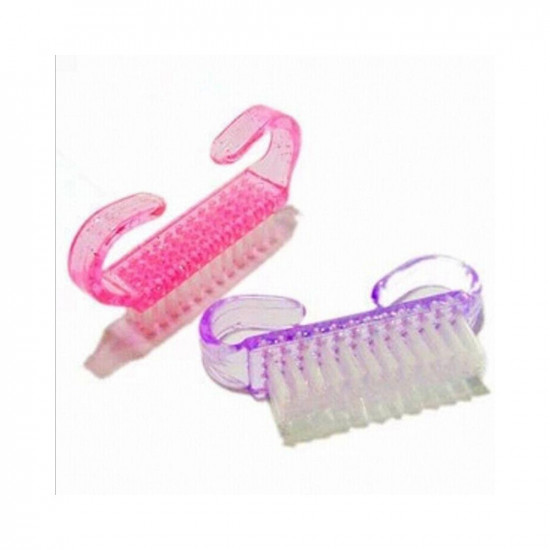 Prix pour 2 pièces. Brosse à ongles colorée avec manche bouclé small009-17457-Ubeauty-Matériel pour manucure et pédicure