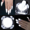 Pigmento reflexivo para unhas, brilho no escuro, brilho quando exposto à luz, para uma discoteca, em um bar, Powder Reflect-952731935-Ubeauty-Пигменты и втирка