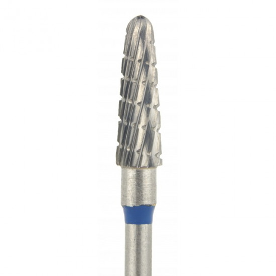 Cortador de carboneto Cone notch Médio, azul, cortador para manicure e pedicure, para remover o estrato córneo superior dos calcanhares e calosidades-64100-saeshin-dicas para manicure