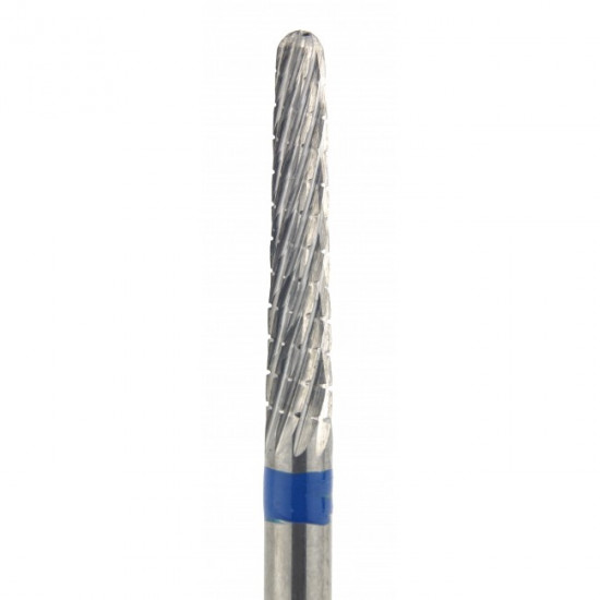 Cortador de carburo Cono muesca Mediano, azul, cortador para manicura y pedicura, para eliminar la capa córnea superior de los talones y callos-64100-saeshin-Consejos para la manicura