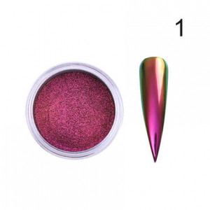 Nagel Reiben SUPER CHROM # 1 Chameleon Pigment