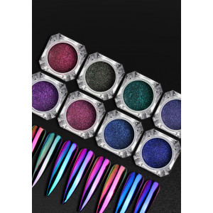 Втирка для ногтей СУПЕР ХРОМ № 10 Chameleon Pigment