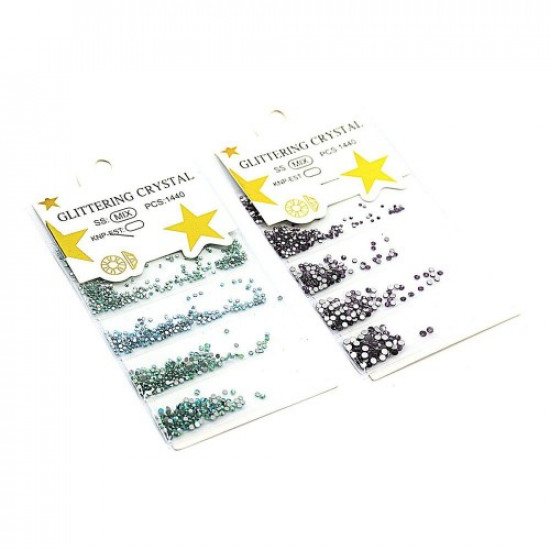 Pierres colorées 1440 pièces/paquet de mélange-59847-Ubeauty-Strass pour les ongles