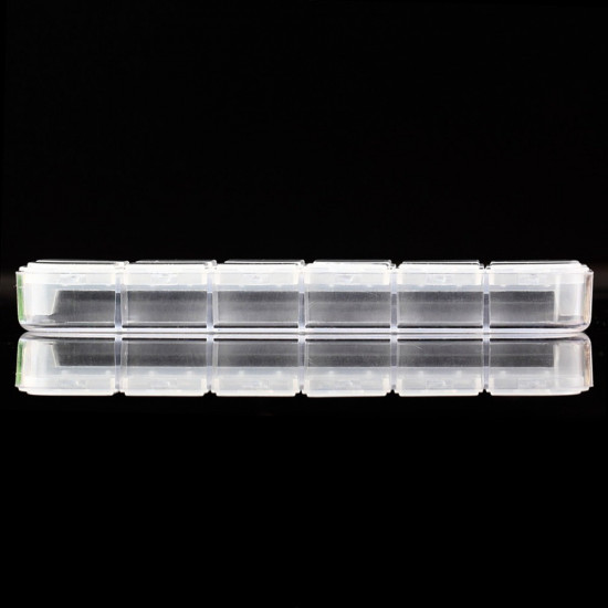 Rhinestone container, organizer, 12 cells, transparent, 6781-MA-10, Accessories,  All for a manicure,Decor and nail design ,  buy with worldwide shipping
