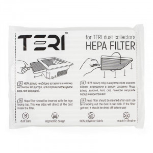 Set of 10 HEPA filters for built-in Teri Turbo nail dust collectors