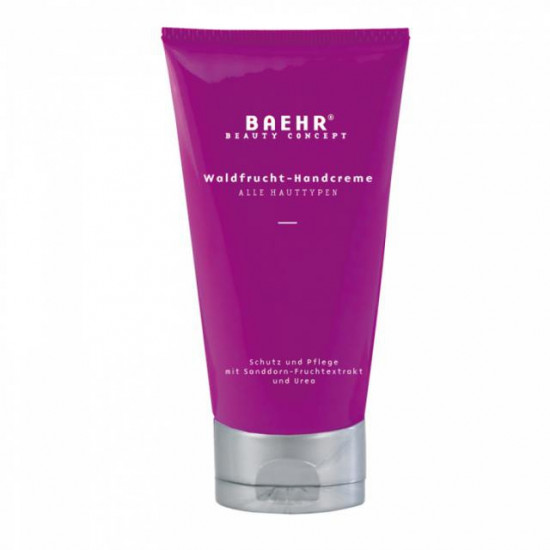 Crème pour les mains baies sauvages à lextrait dargousier et à lurée, 75 ml, Waldfrucht-Handcreme-32814-Baehr-Se soucier