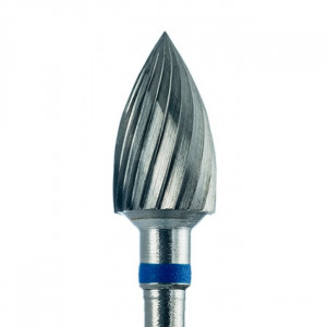 Carbide cutter Flame, notch Medium single