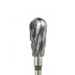 Rebarba de metal duro Corte reverso cônico Super fino, amarelo, remoção de verniz gel, tratamento de calos