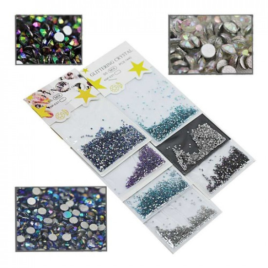 Pierres caméléon foncé 1440pcs-59848-Ubeauty-Strass pour les ongles