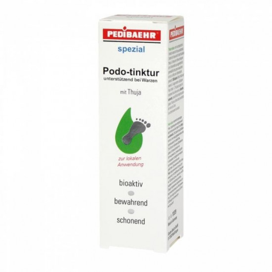 Tinctuur voor de behandeling van wratten 30 ml, Podo-tinktur-32725-Baehr-Pflege