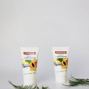 Vruchtenvoetcrème met mangoboter en perzikboter 30 ml. Frucht Fusscreme