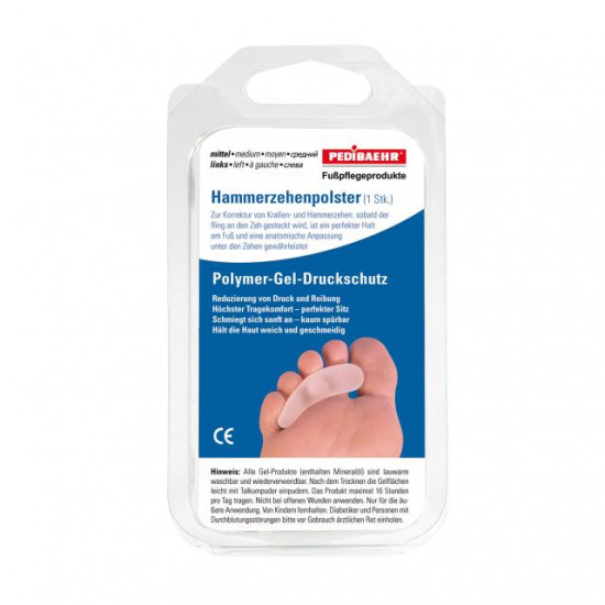 Gel fixator voor hamerachtige vingers (Hammerzehenpolster)-33015-Baehr-Alles voor manicure