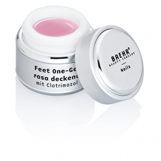 Гель для протезування, рожевий (NAILS FEET ONE-GEL ROSA DECKEND MIT CLOTRIMAZOL), 33046, Проф. Матеріали,  Краса та здоровя. Все для салонів краси,Все для манікюру ,Сублогія, Купити в Україні