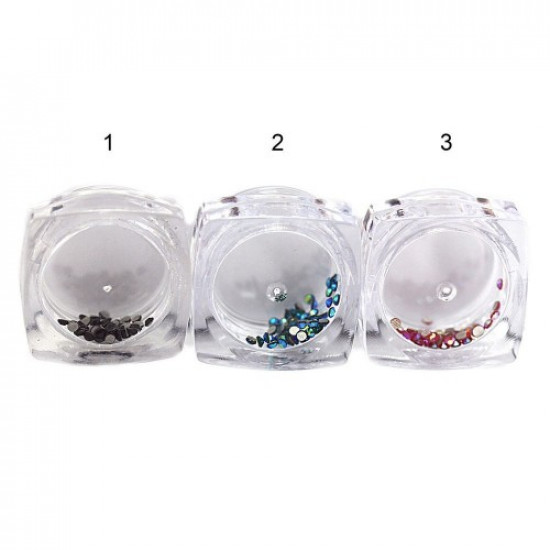 Strass Swarovski 50pcs em uma jarra-59839-China-Strass para unhas