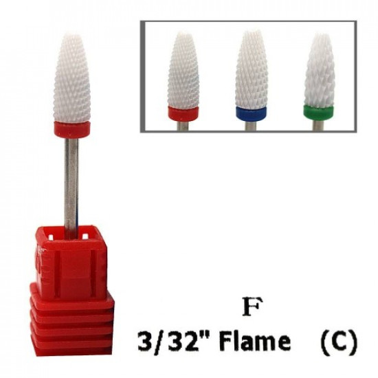 Насадка для фрезера (керамика) F 3/32 Flame (C), F 3/32 Flame (C), Насадки для фрезера,  Красота и здоровье. Все для салонов красоты,Все для маникюра ,Ногти, купить в Украине