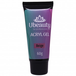  Acrylgel Beige UBEAUTY Beige 60 ml / polygel, multigel, combigel