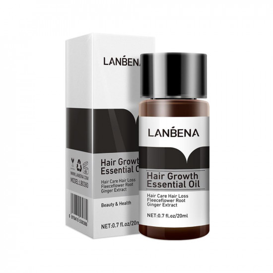 Aceite de efecto para el crecimiento rápido y potente del cabello Lanbena Hair Growth Essential Oil-952732788-Lanbena-Belleza y salud. Todo para salones de belleza