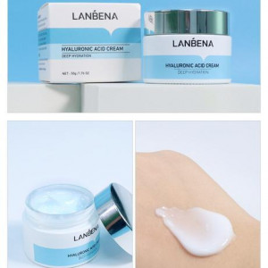 Крем с гиалуроновой кислотой Lanbena hyaluronic acid cream против акне  