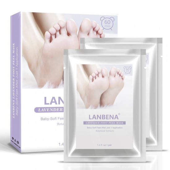 Lanbena lavanda pies peeling effectino elimina la piel muerta en 2-7 días, máscara de pie-952732808-Lanbena-Belleza y salud. Todo para salones de belleza