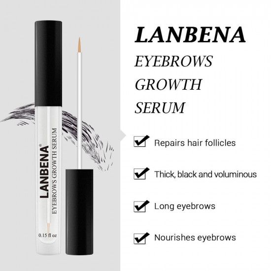 Lanbena sobrancelha crescimento soro mais longo, mais grosso mais volumoso, nutrir as sobrancelhas, cílios rápido, poderoso crescimento do cabelo-952732821-Lanbena-Beleza e saúde. Tudo para salões de beleza