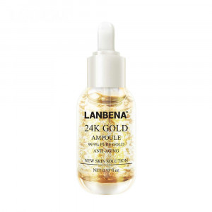 Lanbena24k gold ampoules, anti-wrinkle, anti-aging, moisturizing