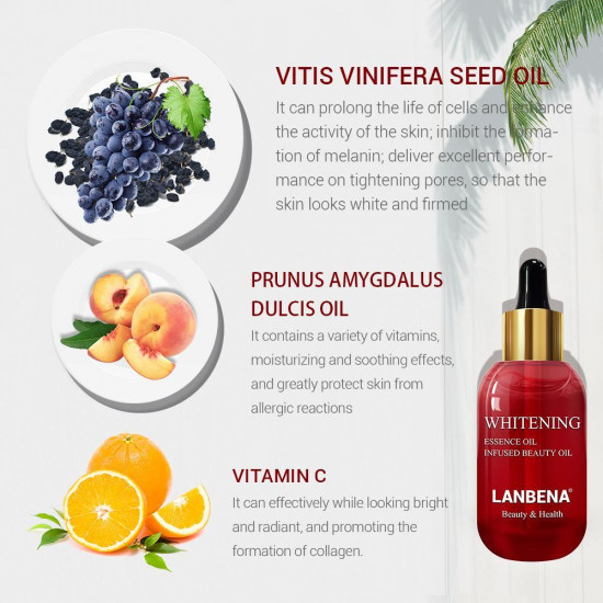 Whitening Etherische olie met vitamine C Lanbena Fade Dark Spots Voedende Verstevigende Anti-aging-952732832-Lanbena-Schoonheid en gezondheid. Alles voor schoonheidssalons