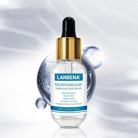 Hyaluronzuur Serum 40ml Lanbena Smooth Fine Lines Hydraterende acnebehandeling vernauwt poriën, Huidverzorging-952732844-Lanbena-Schoonheid en gezondheid. Alles voor schoonheidssalons