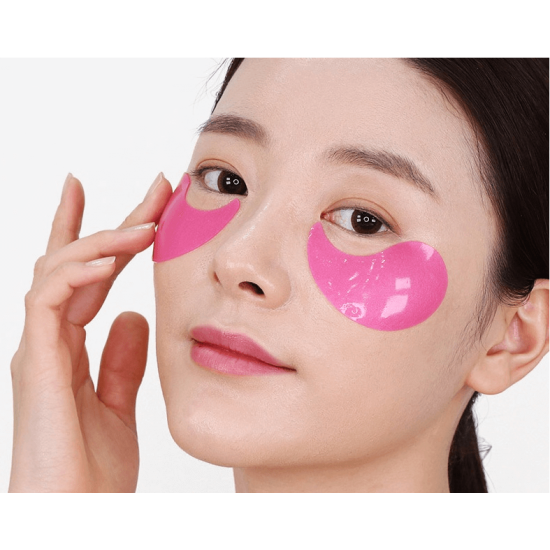 Hydrogel ooglapjes met natuurlijk rozenextract, hydrateert, witter, verstevigt de huid rond de ogen, vermindert rimpels.-952732847-Lanbena-Schoonheid en gezondheid. Alles voor schoonheidssalons
