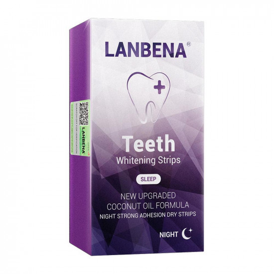 Les bandes de blanchiment des dents de nuit Lanbena éliminent les taches, la plaque 7 paires/boîte-952732851-Lanbena-Beauté et santé. Tout pour les salons de beauté