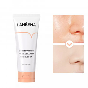 Клинсер Lanbena Ectoin cleanser, Антиаллергенное, успокаивают кожу, очищают кожу лица и грязь, Восстанавливающее  лица после акне, делают кожу гладкой, упругой, чистой