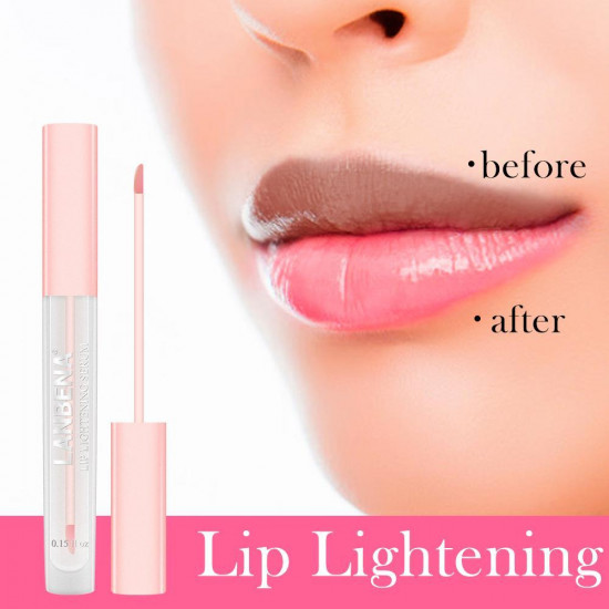 Lanbena lip lightening and Enlargement agent, mollige lippen, Vloeibare lipgloss, vermindert pigmentatie, hydrateert, roze lippen-952732883-Lanbena-Schoonheid en gezondheid. Alles voor schoonheidssalons