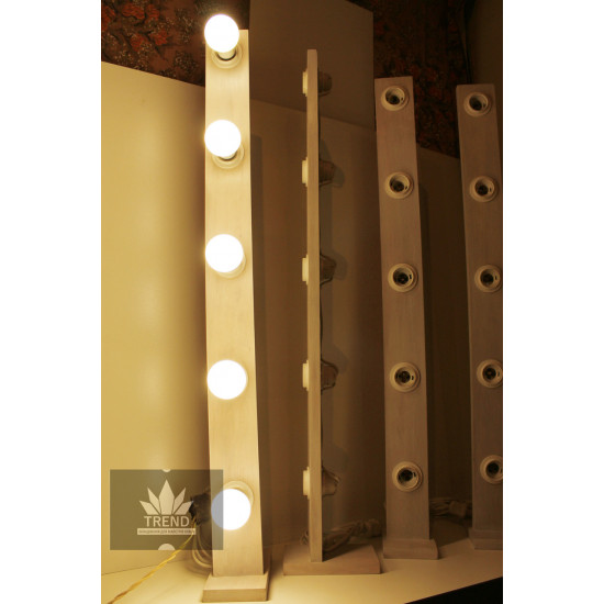 Pieds déclairage mobiles en bois-3812-Trend-Miroirs