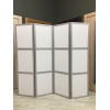 MDF partition screen + fabric 4 sections, 3830, Screens and partitions,  Health and beauty. All for beauty salons,Furniture ,  buy with worldwide shipping