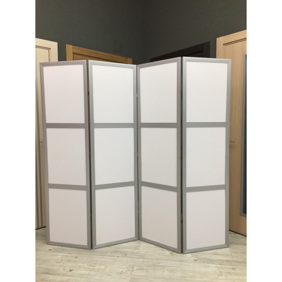 MDF partition screen + fabric 4 sections, 3830, Screens and partitions,  Health and beauty. All for beauty salons,Furniture ,  buy with worldwide shipping