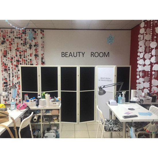 Tela de cosmetologia, divisória para salões de beleza-6209-Поставщик-Mobiliário