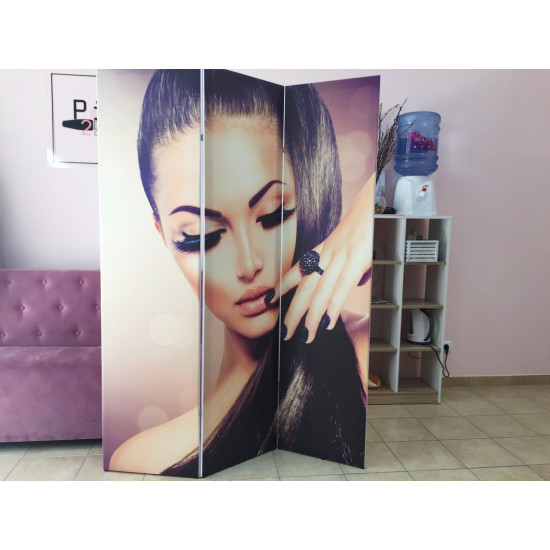 Tela com impressão de fotos, com tecido banner 3 seções-6297-Поставщик-Mobiliário