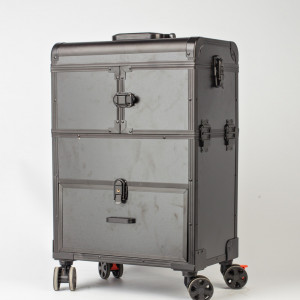 Valise of a beauty master, for cosmetics, tools, varnishes