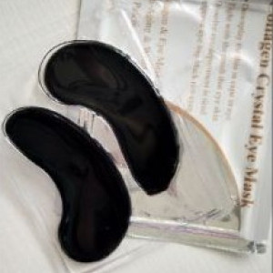 Патчи коллагеновые с кристалами под глаза Lanbena Black Collagen Eye Mask