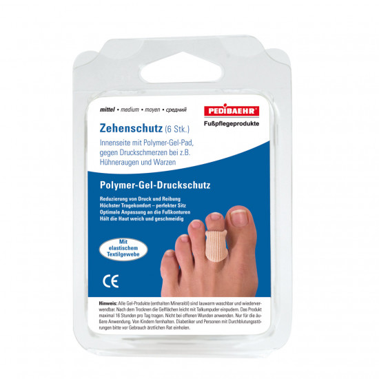 Polymer-Gel-Schutzbandage gegen Schwielen, mittel, 1 Stück Zehenspreizer-33000-Baehr-Alles für die Maniküre